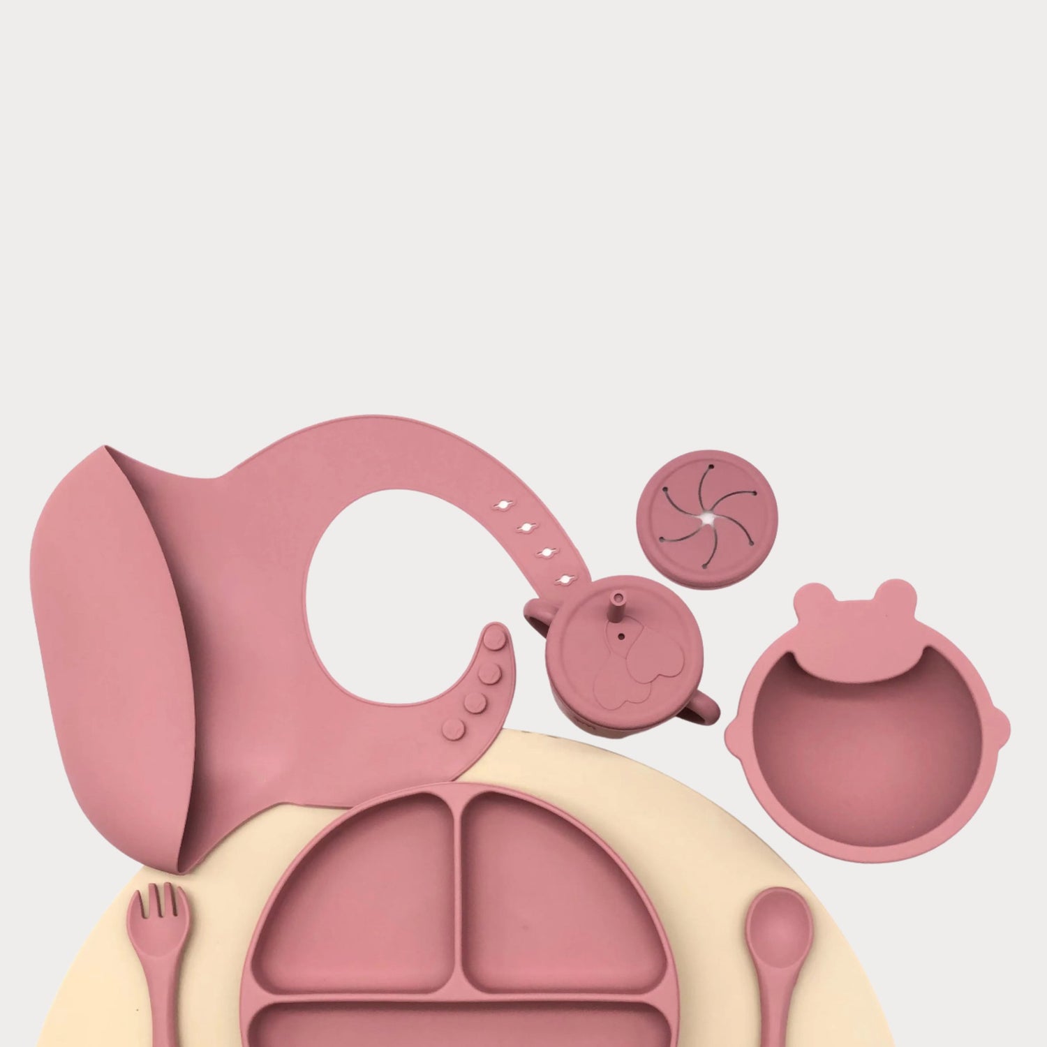 Baby Bliss Silicone Feeding Set