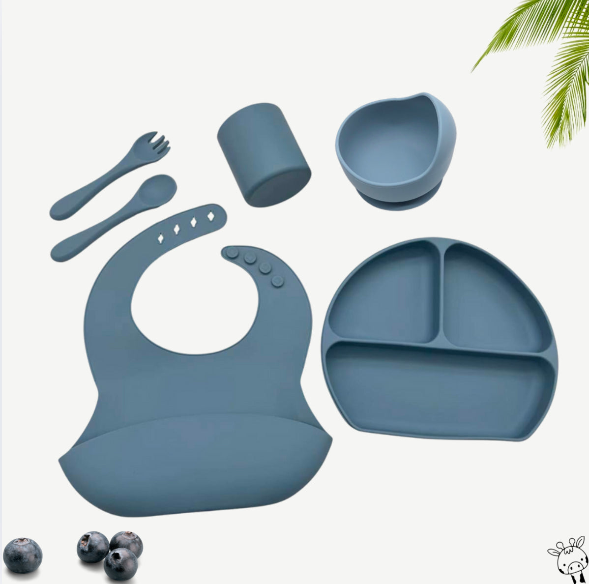 Baby Silicone Feeding Set