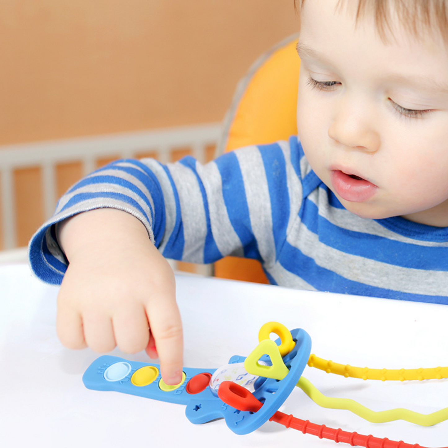 Montessori Silicone Guitar Teether